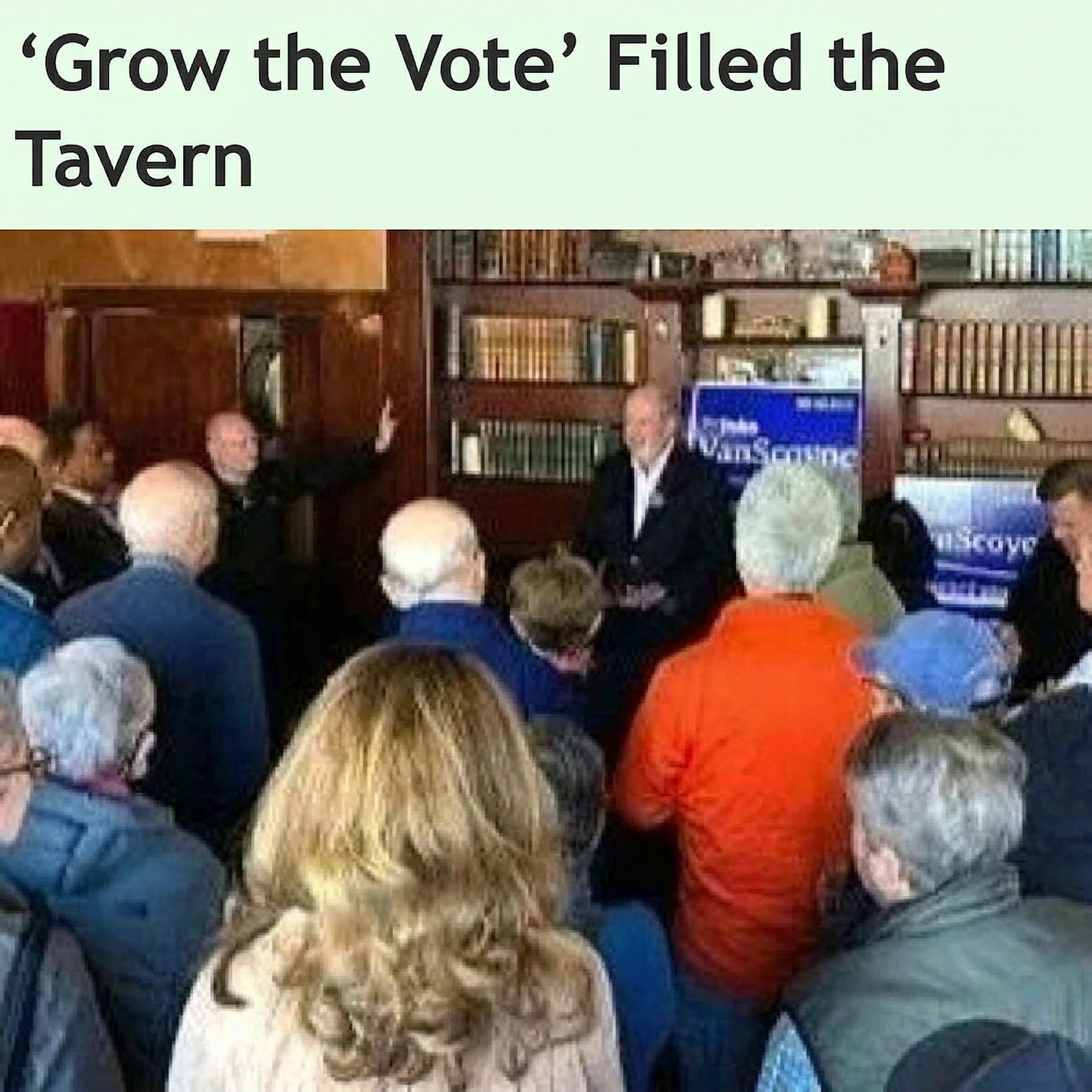 Campaign event at Washington Square Tavern